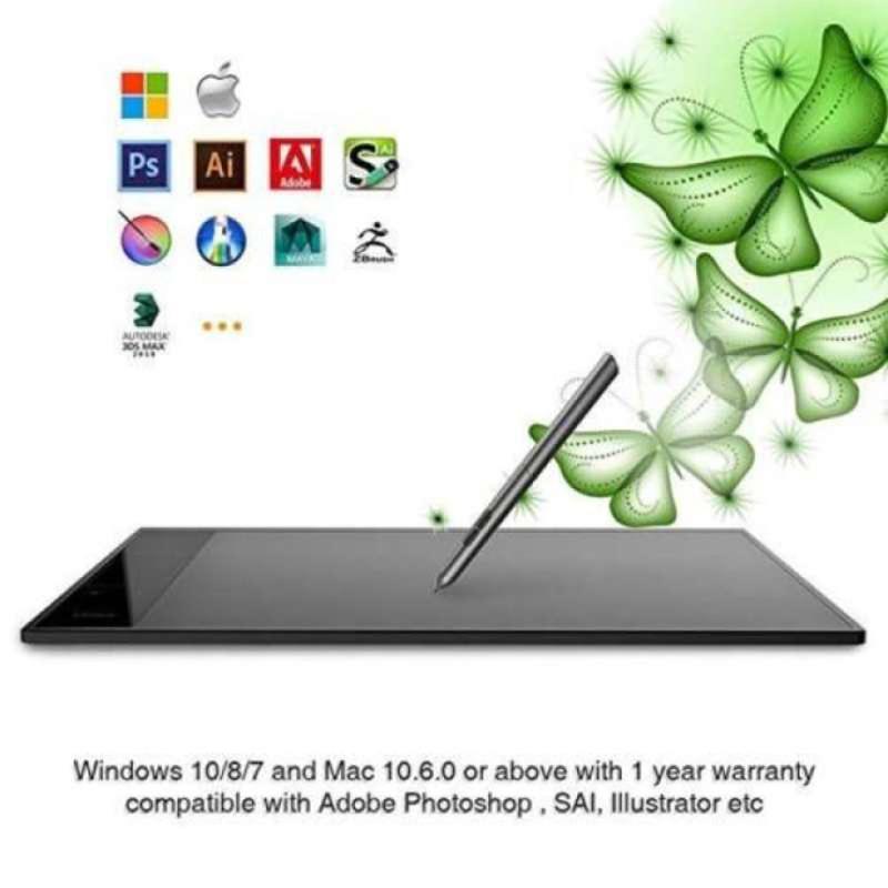 Jual Veikk Drawing Tablet A30 Profesional 8192 Level Pen Tablet 10x6 Passive Pen Type C Cable Online Desember 2020 Blibli