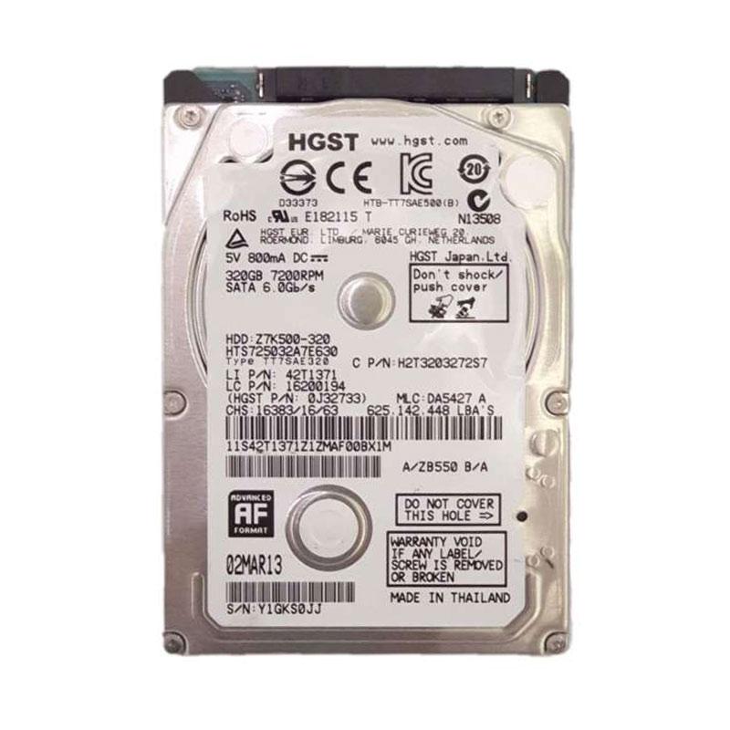 Jual Hgst Harddisk Laptop Notebook 320gb Sata 2 5inch Online Februari 2021 Blibli