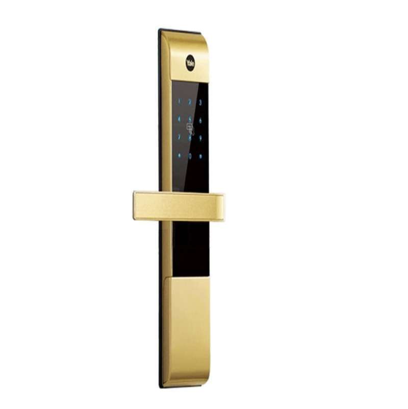 yale kunci pintu digital digitar door lock ydm 3109 silver gold