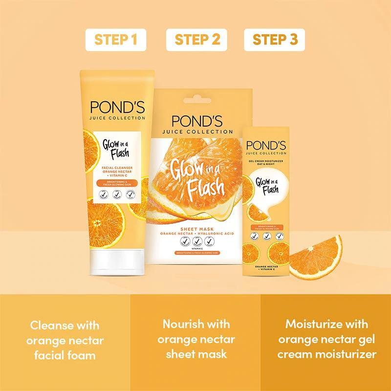 Jual Medan Pond S Juice Collection Orange Nectar Vit C Moisturizer 20 G 67986811 Online April 2021 Blibli