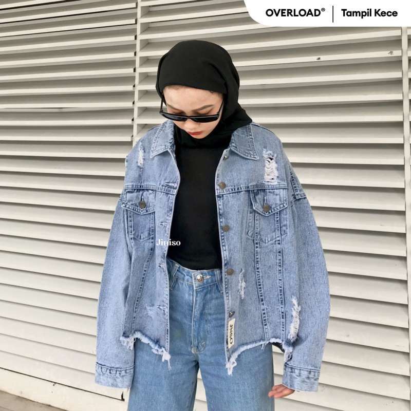 Jaket levis oversize store