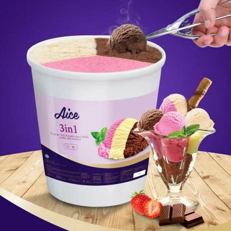 Jual Aice 3in1 Es Krim 8 L Online Oktober 2020 Blibli Com