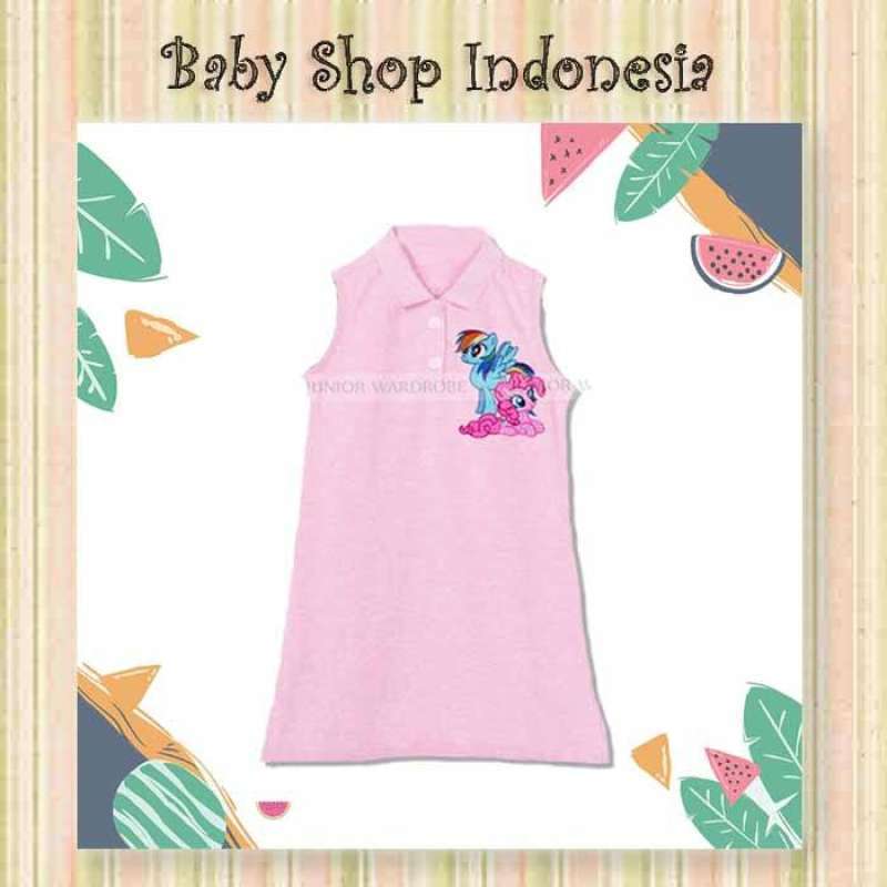 Jual Dress Anak Pony Pink Dress Anak Murah Kemdress Anak Little - Main Image