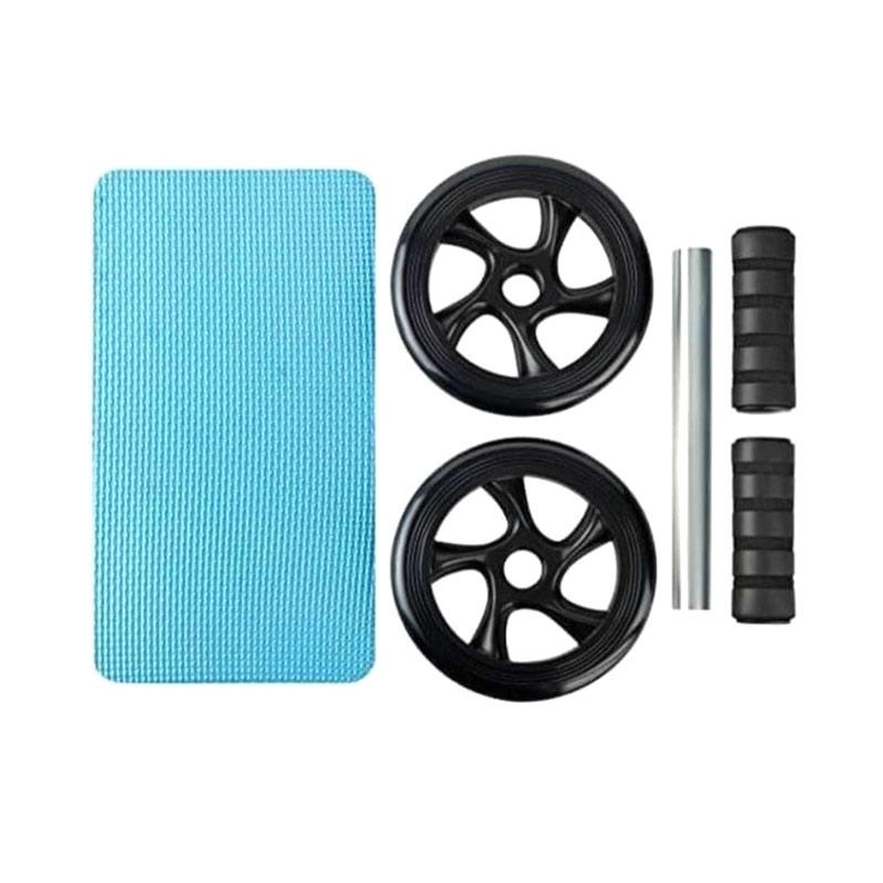 BODYMATE Ab roller Abs roller Ab wheel Double wheel roller Alat gym Fitness