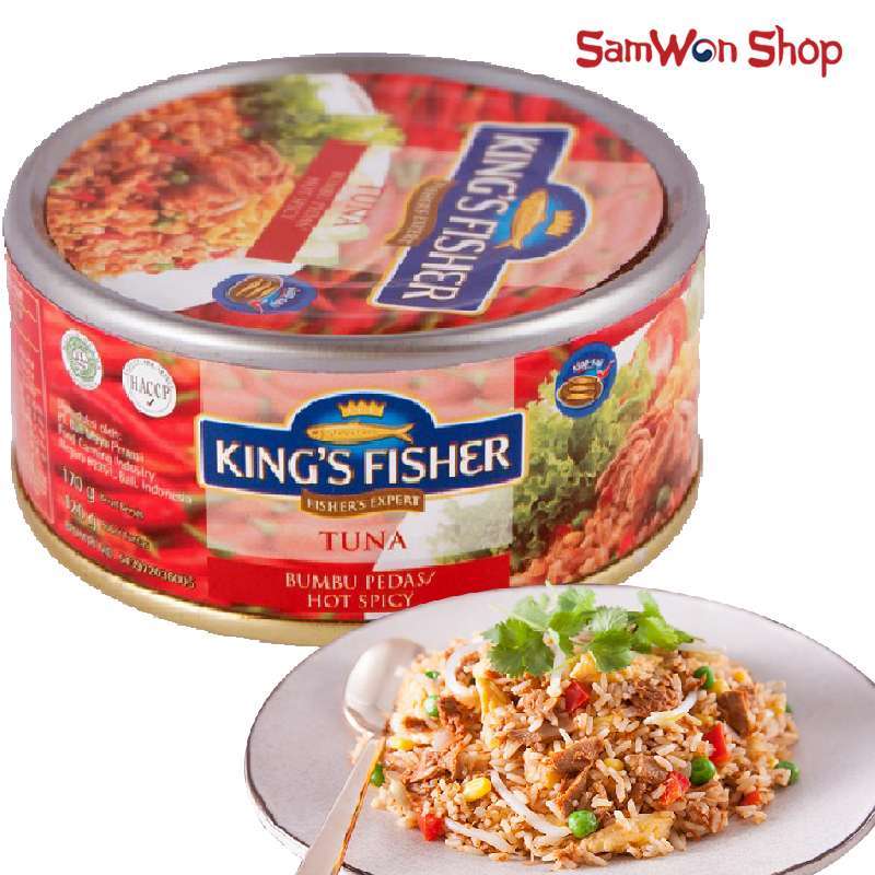 Jual King S Fisher Tuna Hot Spicy Daging Tuna Makanan Kaleng 170 G Online November 2020 Blibli