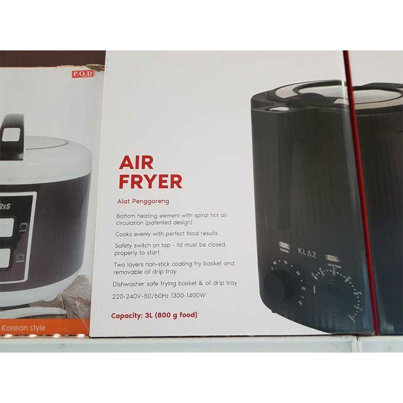 Jual Klaz Air Fryer Mekanik Mesin Menggoreng Tanpa Minyak 3 L Online Desember 2020 Blibli
