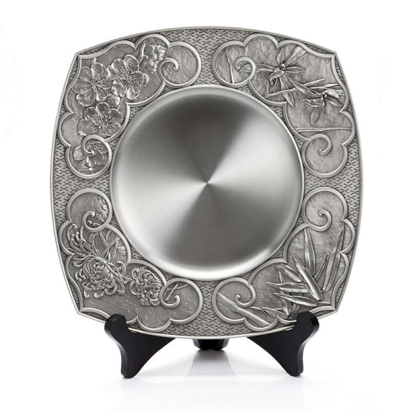 Royal Selangor Four Gentlemen Plate Royal Selangor Four Gentlemen