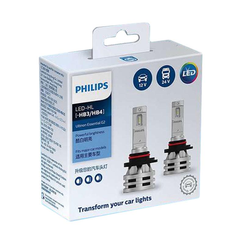 philips led hb3 hb4 ultinon essential g2 6500k 12v 24v