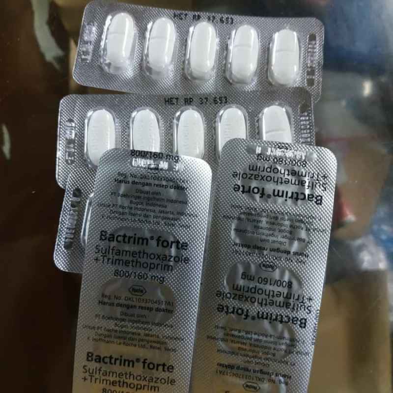 roche bactrim forte obat kesehatan 800 160mg strip