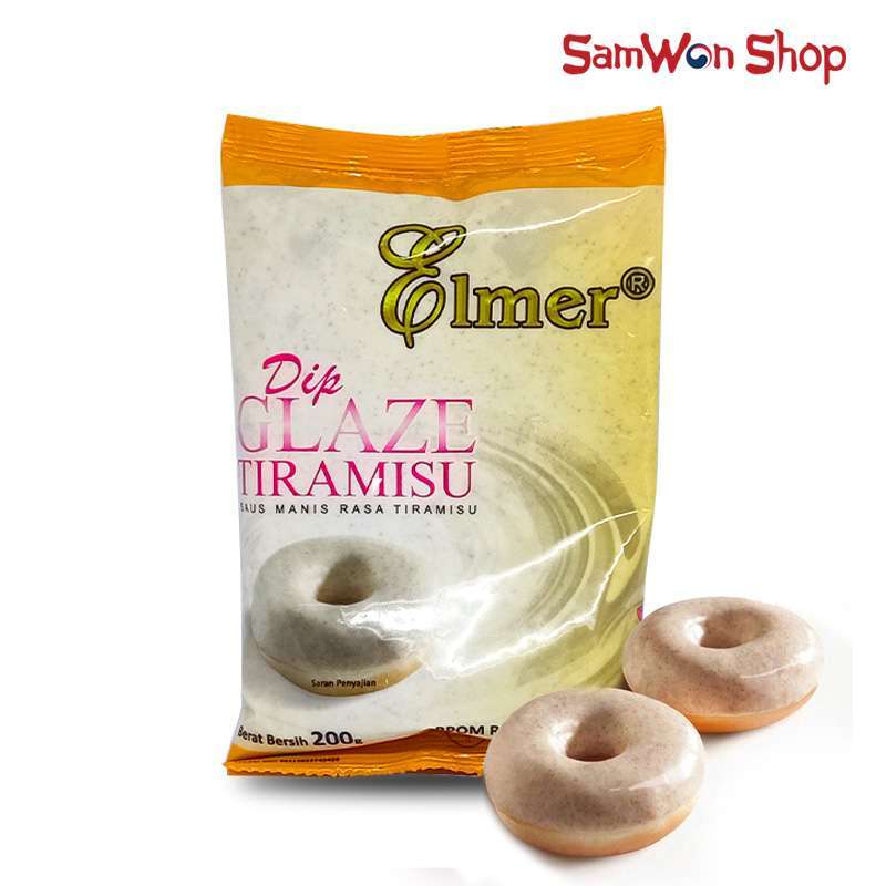 Dip Glaze Elmer Rasa Tiramisu Kemasan 200 Gram Saus Cair Topping Celupan Donat Terbaru Agustus 2021 Harga Murah Kualitas Terjamin Blibli