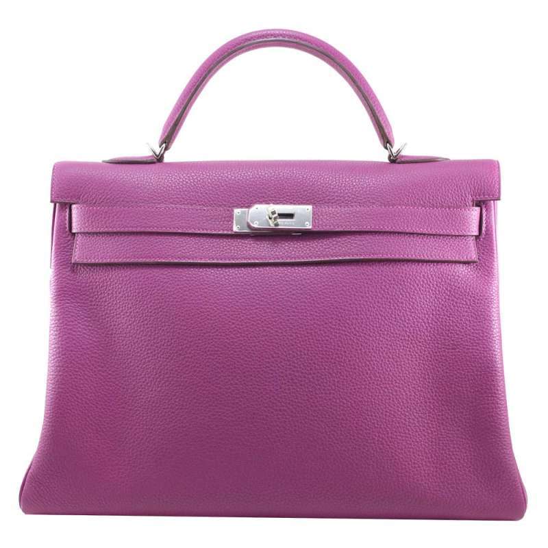 purple birkin bag