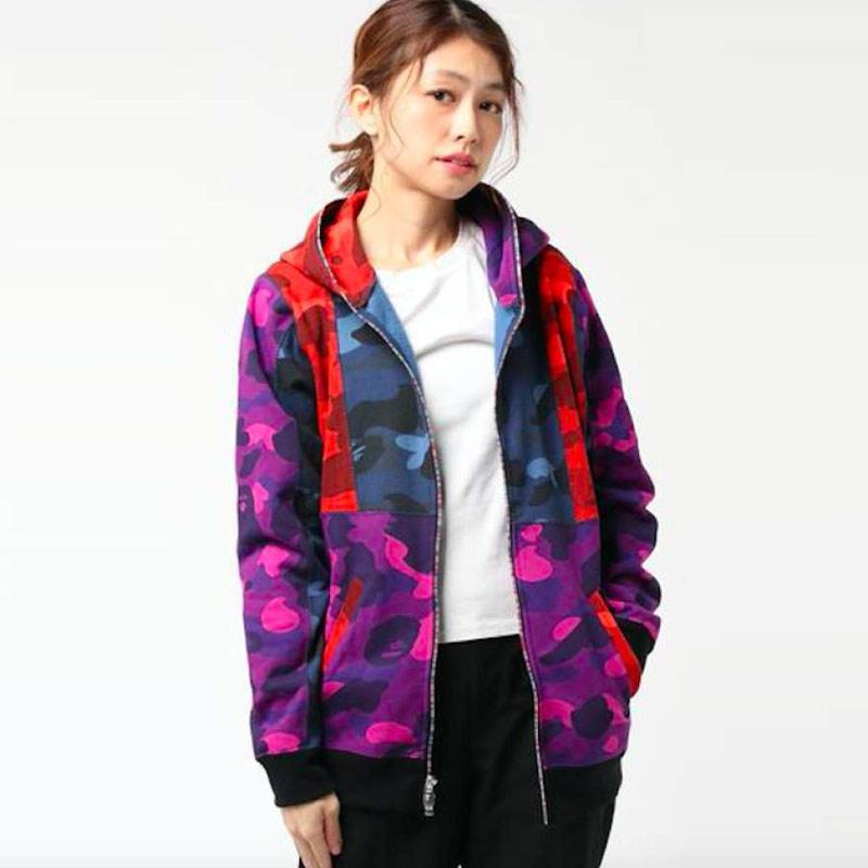 Bape crazy color camo hot sale