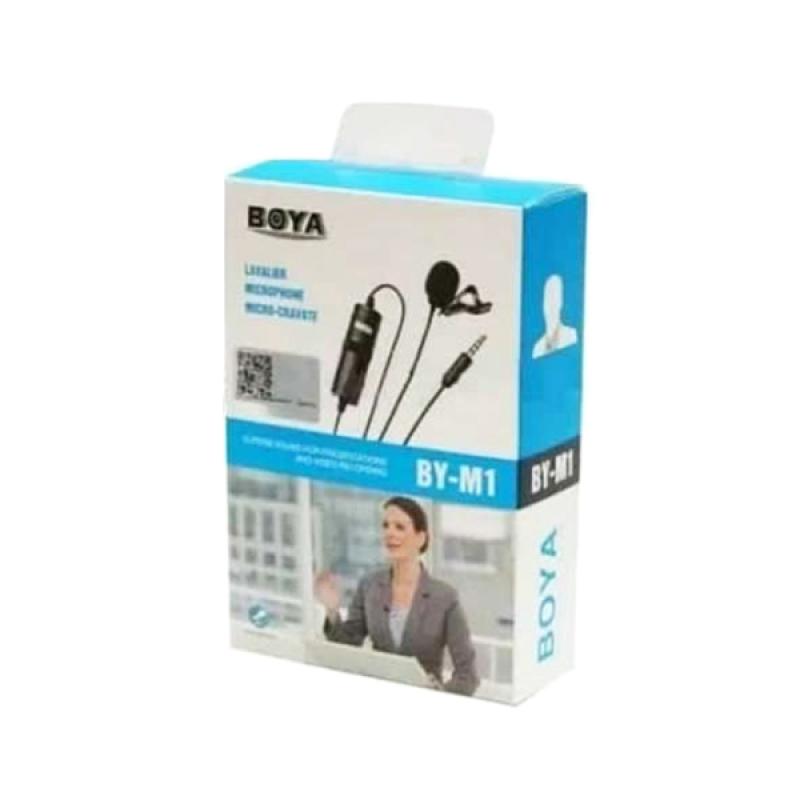 Jual Boya By M1 Lavalier Microphone Micro Cravate Clip On Dslr Hp Hitam Online September 2020 Blibli Com