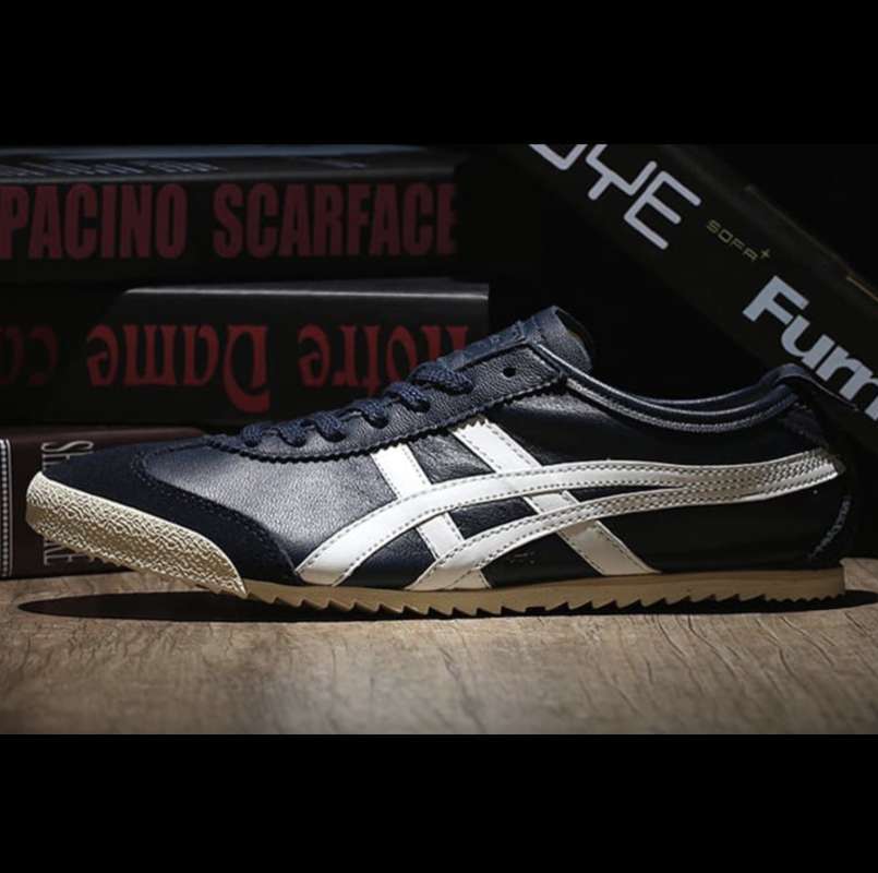 Jual Onitsuka Tiger Mexico 66 Deluxe Sepatu Pria Navy White Original Made In Japan Online September 2020 Blibli Com