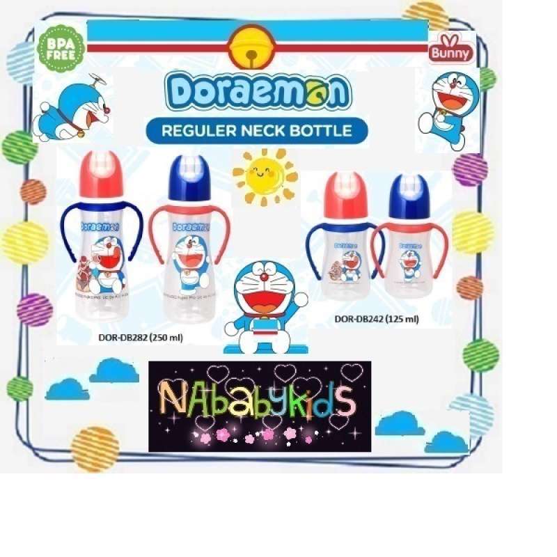 Promo Botol Susu Anak Bayi Reguler Neck Bottle With Handle Doraemon Lusty Bunny 125 250 Ml Dor db282 Biru Diskon 19 Di Seller Nababykids Cilangkap Kota Depok Blibli