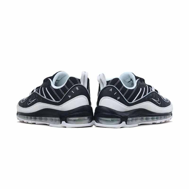 Jual NIKE Air Max 98 Running Shoes 7.5 Black White di Seller
