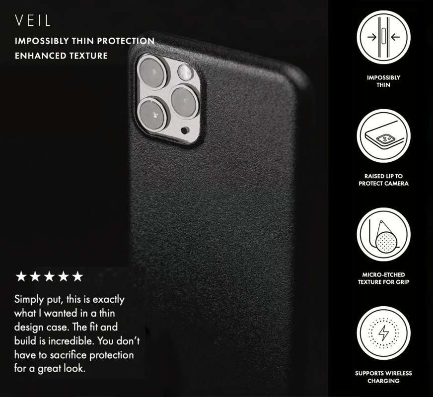 Hardcase Caudabe Iphone 11 Case Lucid Clear Ultra Slim, Crystal