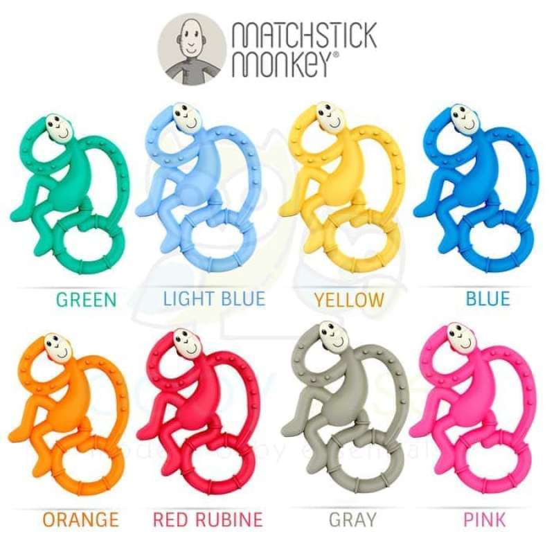 matchstick monkey mini teether