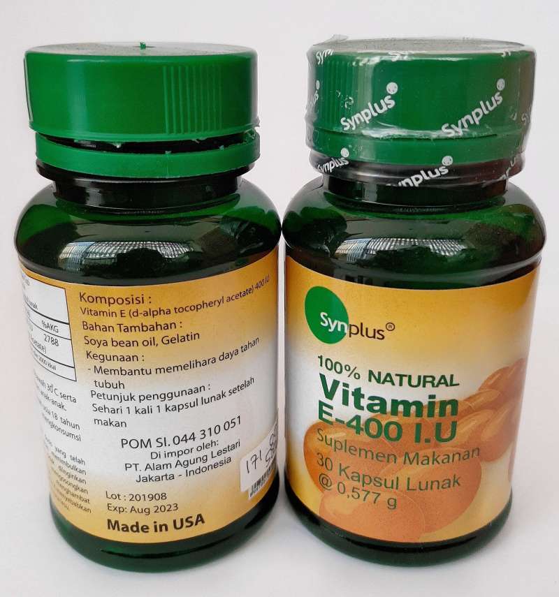 Jual Synplus Vitamin E 400 Multivitamin 30 Tablet Di Seller Amelys Shop Kab Ponorogo Jawa Timur Blibli