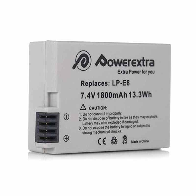 powerextra indonesia battery canon lp e8 for 550d 600d 700d