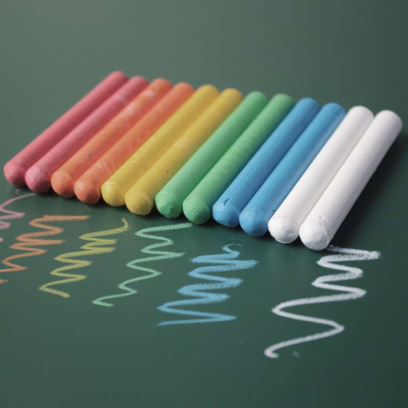 Jual Bluelans 12 Sticks Dustless Drawing Painting Art Colorful Chalk School Office Supplies Online September 2020 Blibli Com