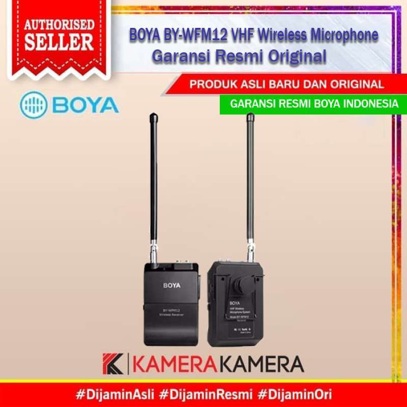 Jual Boya By Wfm12 Vhf Wireless Microphone For Camera Smartphone Garansi Resmi Original Online September 2020 Blibli Com
