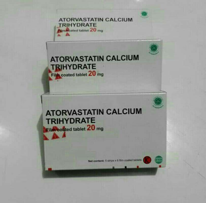 dexa atorvastatin 20mg box isi 30 tablet obat resep dokter