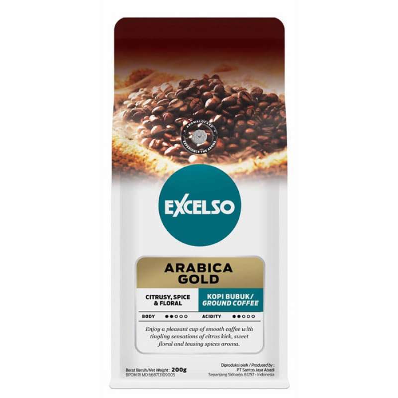 Jual Excelso Arabica Gold Kopi Bubuk Ground Coffee 200g Online Maret 2021 Blibli