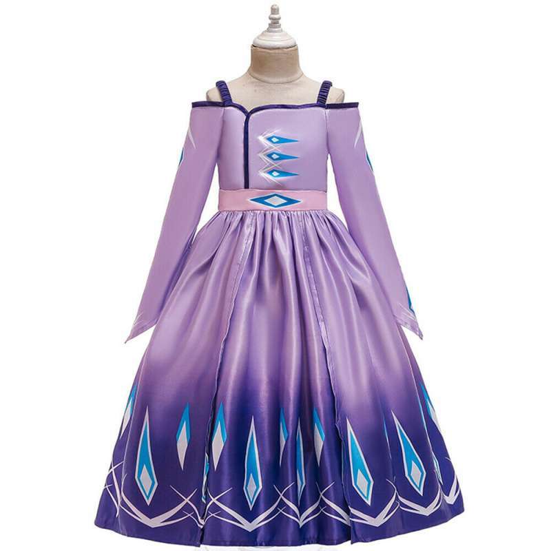Jual Kostum Frozen 2 Ii Elsa Ungu 30 Dress Baju Princess Anak Perempuan Online November 2020 Blibli