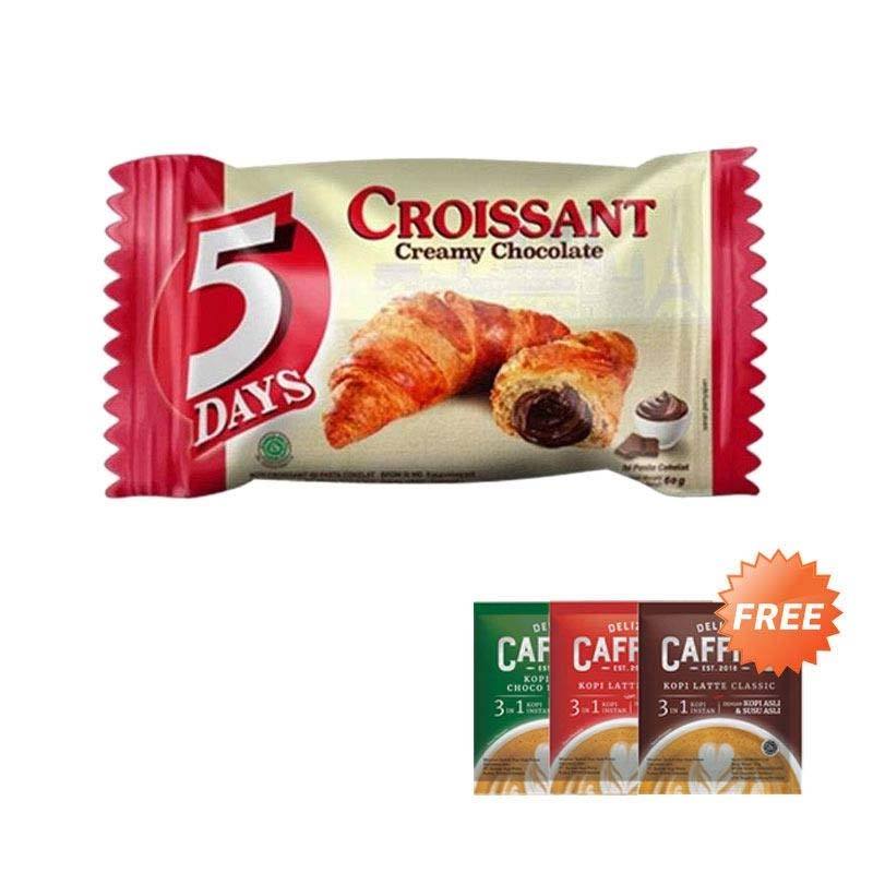 Jual Medan 5 Days Croissant Creamy Chocolate 60 g FREE