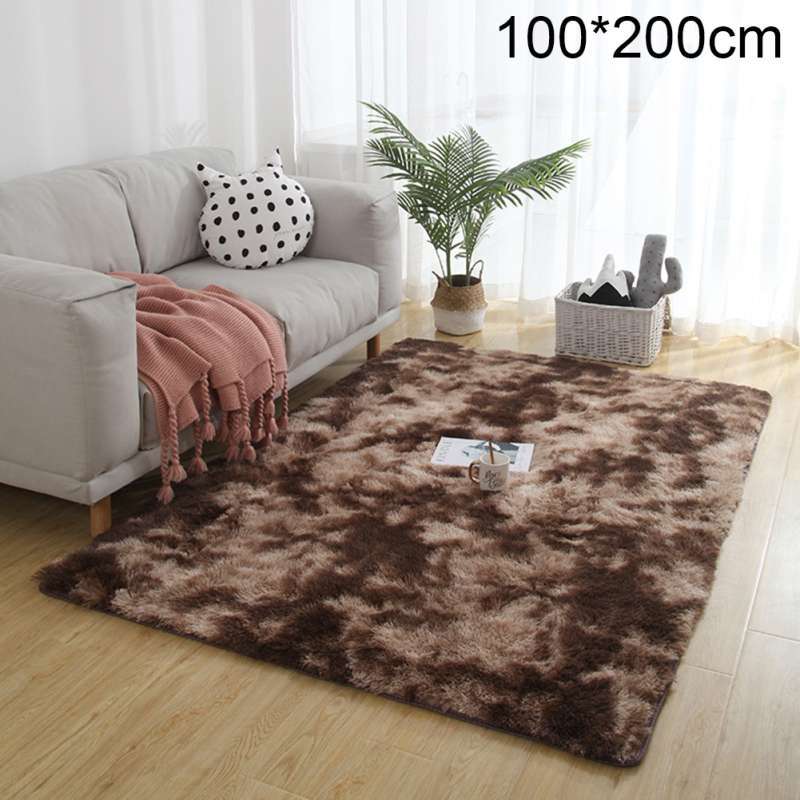 Jual Soft Tie Dye Carpet Floor Mat Fluffy Antiskid Area Rug Home Living Room Decor Online Desember 2020 Blibli