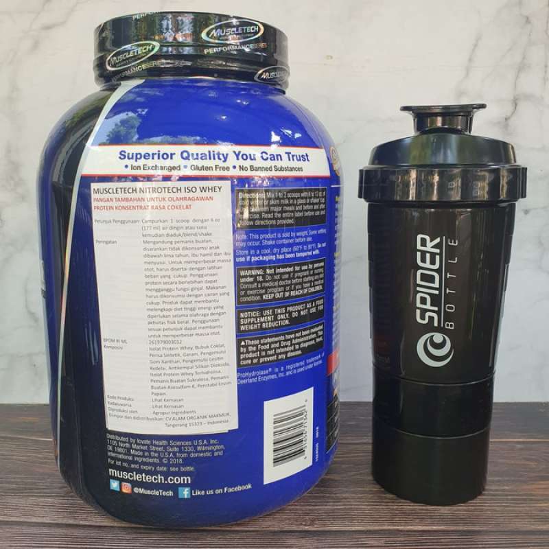 Jual Muscletech Nitrotech Iso Whey 5 Lbs BPOM AOM Nitro Tech ...