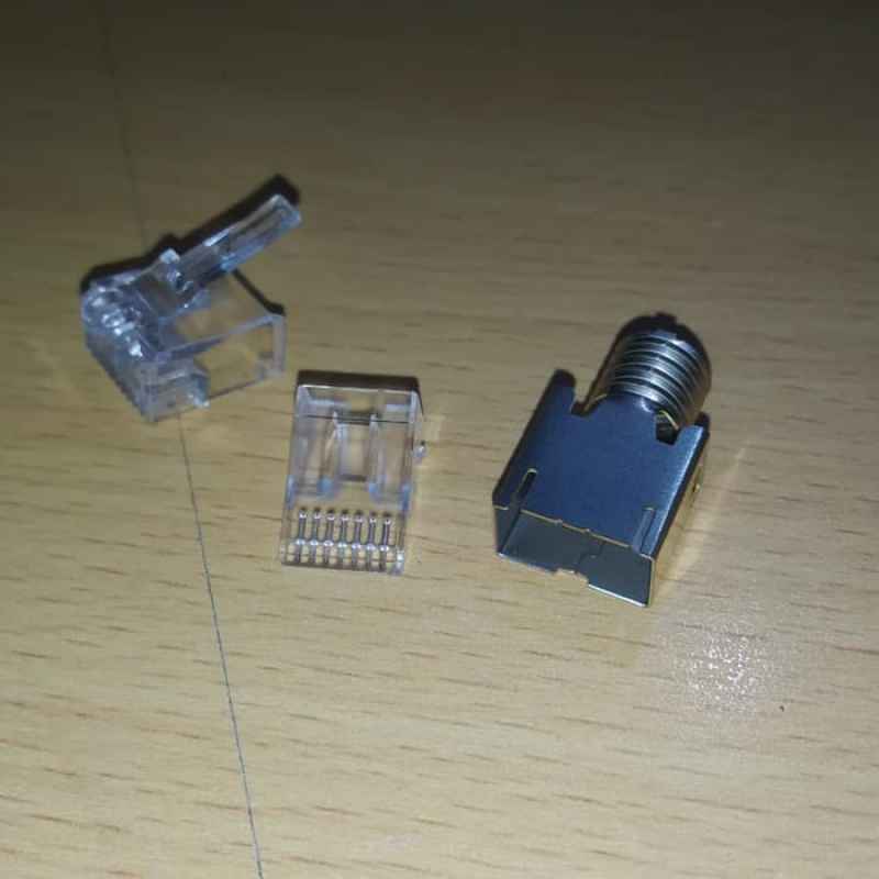 Jual Amp Commscope Connector Rj45 Cat 6 Original Pn 6 2111979 3 Eceran Online Desember 2020 Blibli