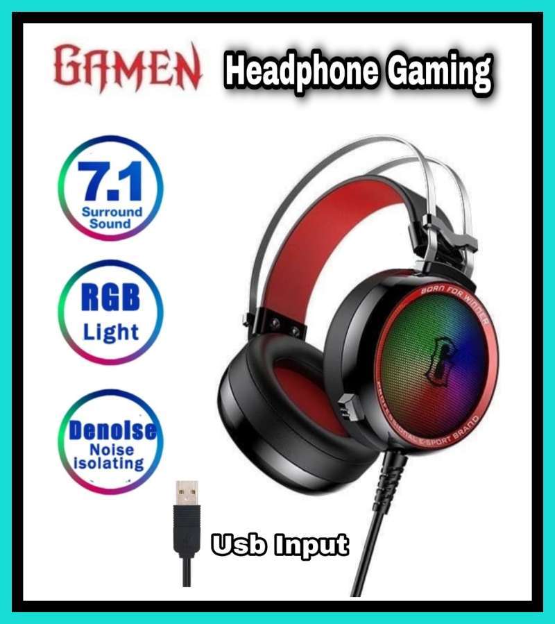 Promo NS - Headset Gaming 7.1 Surround Sound Gamen RGB Led Usb gh1200 -  Hitam di Seller Navy Shops - Kota Jakarta Barat, DKI Jakarta | Blibli