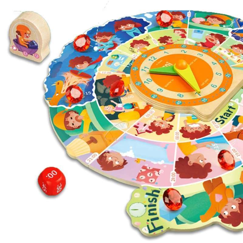 Jual Toi Tick Tock Clock Telling Time Game Mainan Edukasi Tata Edutoys Online Desember 2020 Blibli