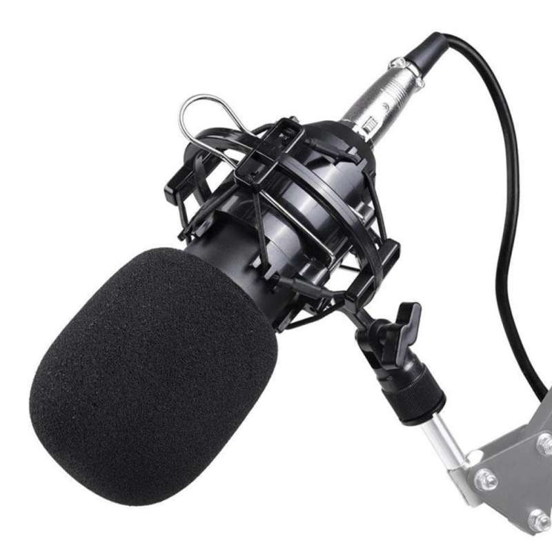 Jual Recording Tech Paket Bm800 Bm 800 Condenser Microphone With Arm Stand And Pop Filter For Recording Meeting Podcast And Broadcast Murah Mei 2021 Blibli