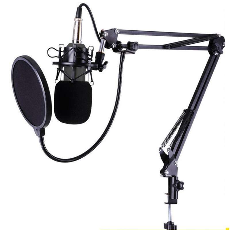 Jual Recording Tech Paket Bm800 Bm 800 Condenser Microphone With Arm Stand And Pop Filter For Recording Meeting Podcast And Broadcast Murah Mei 2021 Blibli