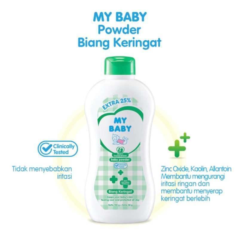 Jual My Baby Bedak Bayi Biang Keringat 150 Gr Mybaby Hijau 150gr Online September 2020 Blibli Com