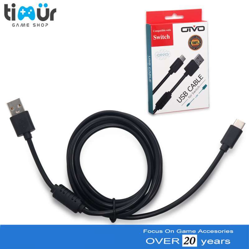 Jual Kabel Cable USB Charging Type-c Nintendo Switch Oivo Di