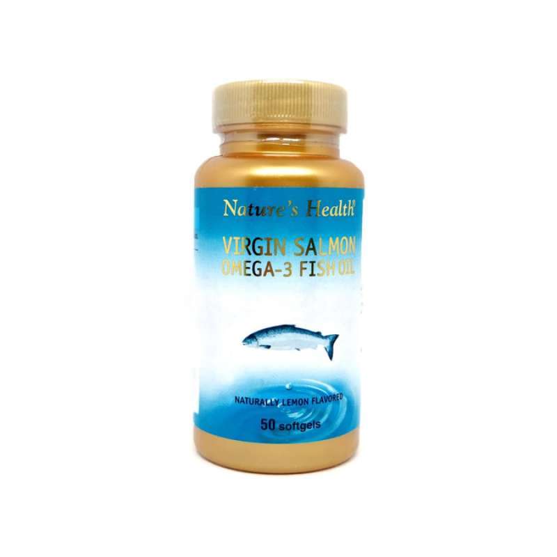 Jual Nature S Health Virgin Salmon Omega 3 Fish Oil Natures 50 Softgels Terbaru Juli 2021 