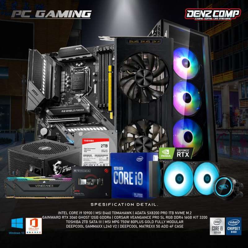 Msi I9 10th 10900k And Rtx 3080 MSI Aegis RS Gaming Desktop 10th