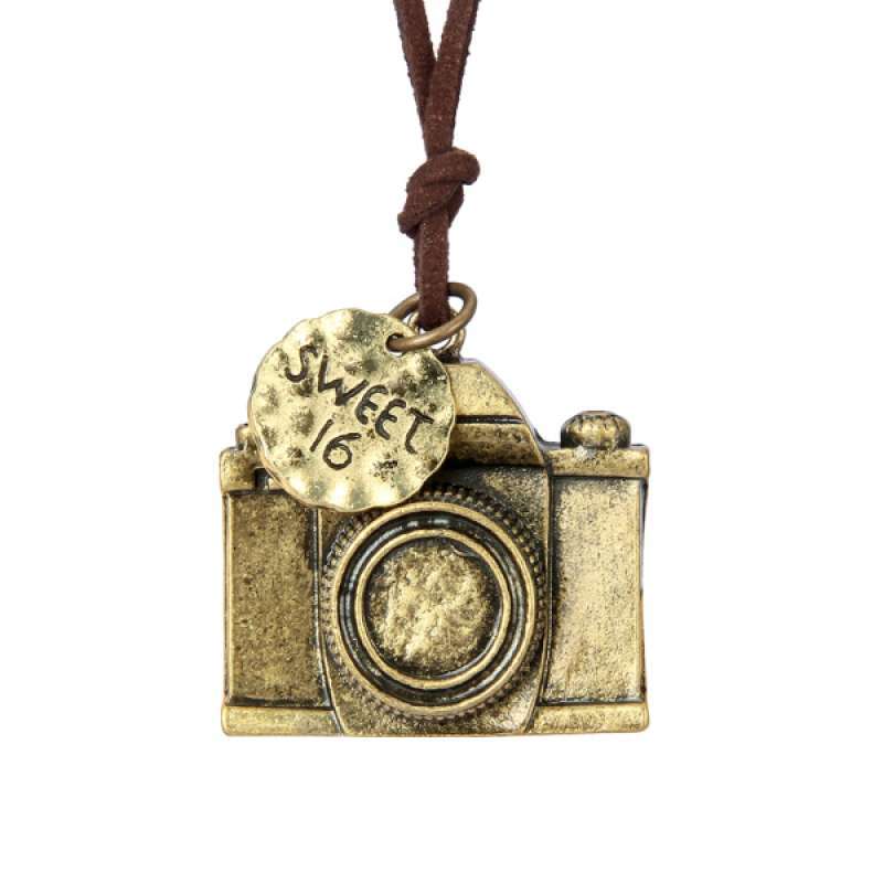 Retro Mens Womens Charm Camera Pendant 
