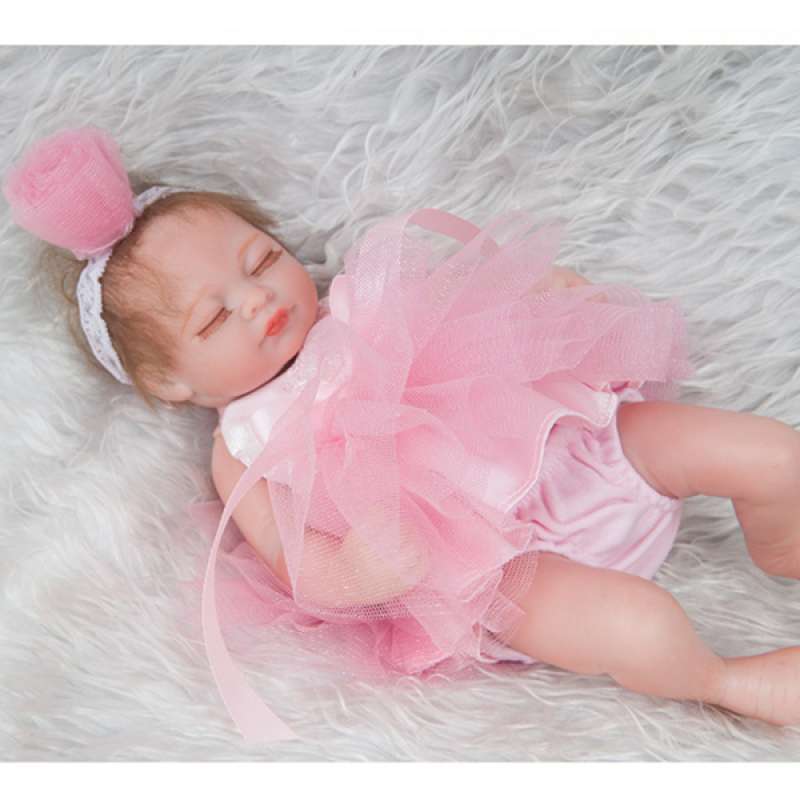 Jual Oem Reborn Baby Girl Doll Sleeping Newborn Soft Silicone Head Limb Body 28 Cm Online Oktober 2020 Blibli Com