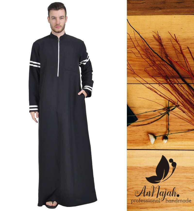 Jual Jubah Pria Zipper Gamis Pria Zipper Busana Muslim Pria Online Mei 2021 Blibli