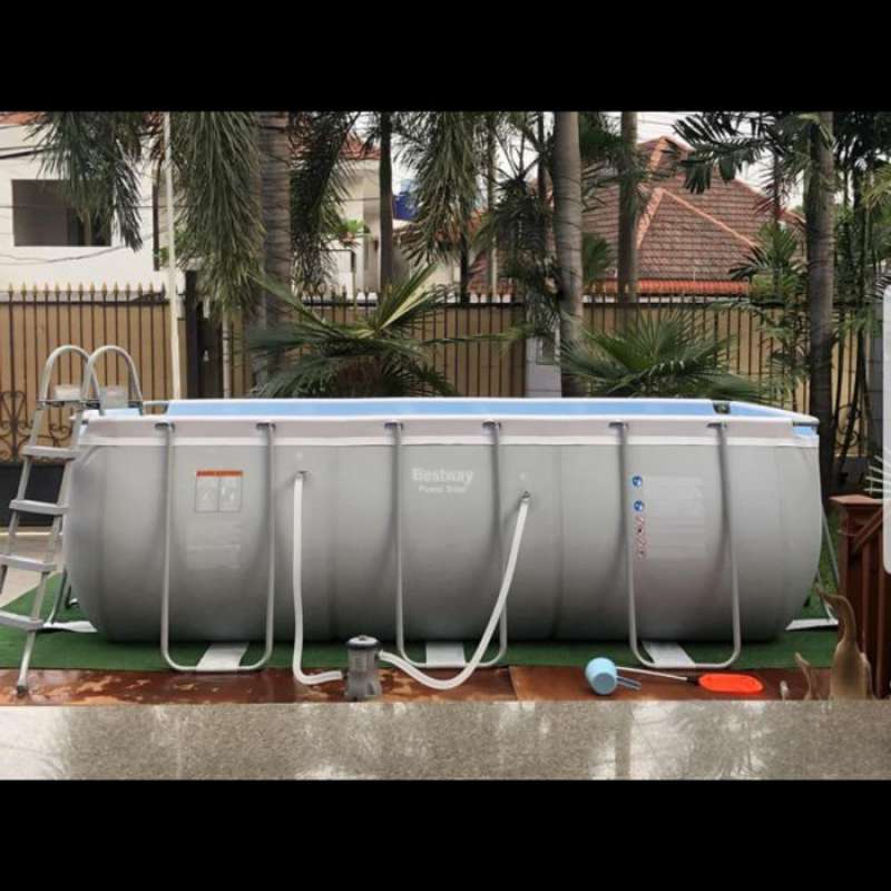Jual Bestway Kolam Renang Frame Besar Keluarga 412x201x122 Cm Online Desember 2020 Blibli