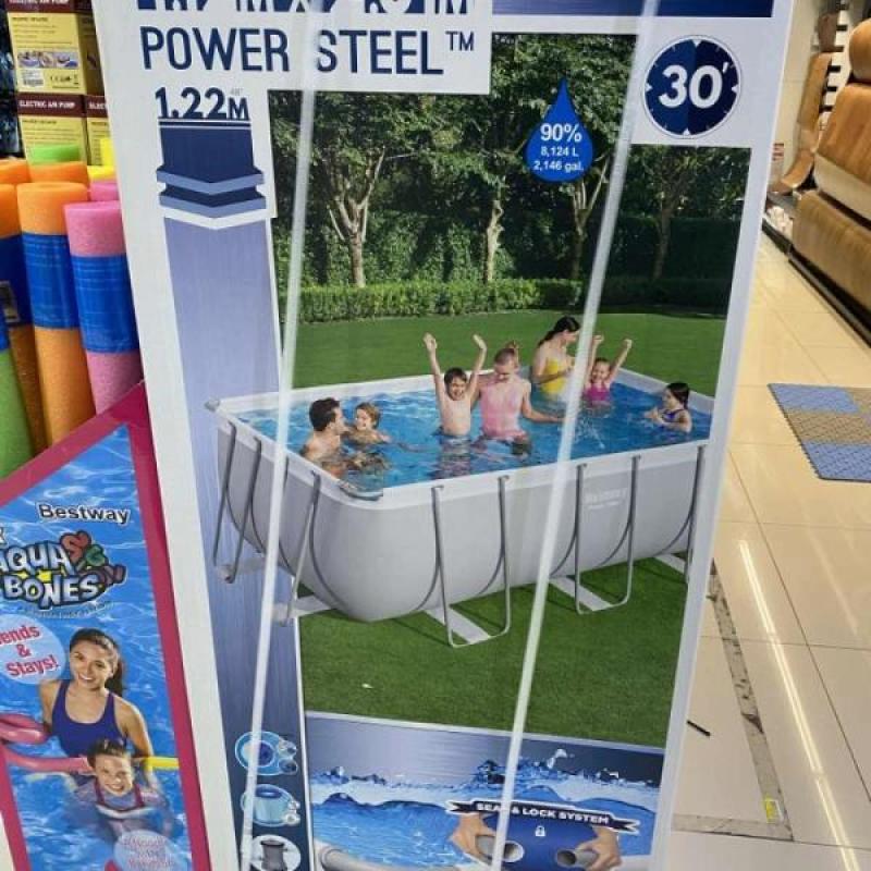 Jual Bestway Kolam Renang Frame Besar Keluarga 412x201x122 Cm Online Desember 2020 Blibli