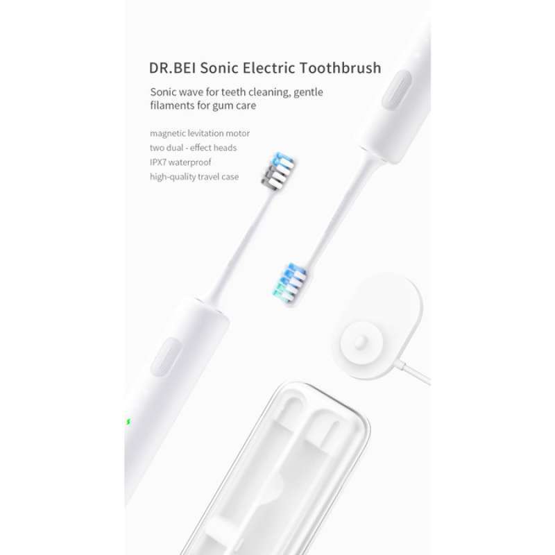 Jual Xiaomi Mijia Dr Bei Sonic Electric Toothbrush Sikat Gigi Elektrik Online Desember 2020 Blibli
