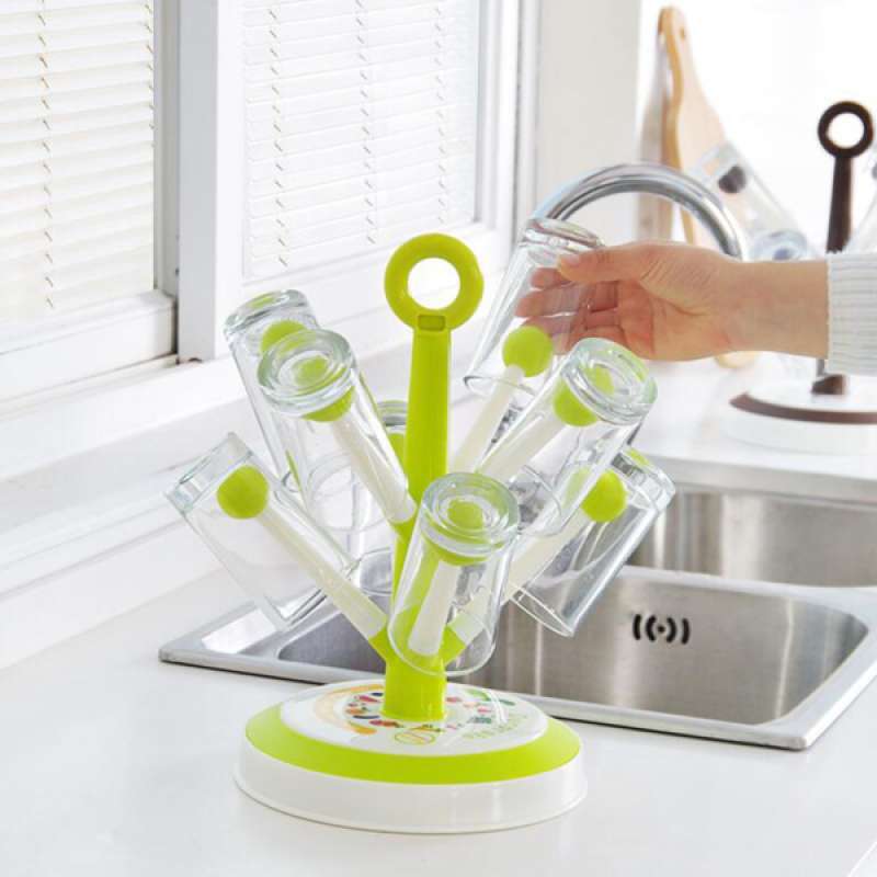 Jual Plastic Mug Rack Holder Tree Coffee Cup Storage Stand Kitchen Organizer Online September 2020 Blibli Com