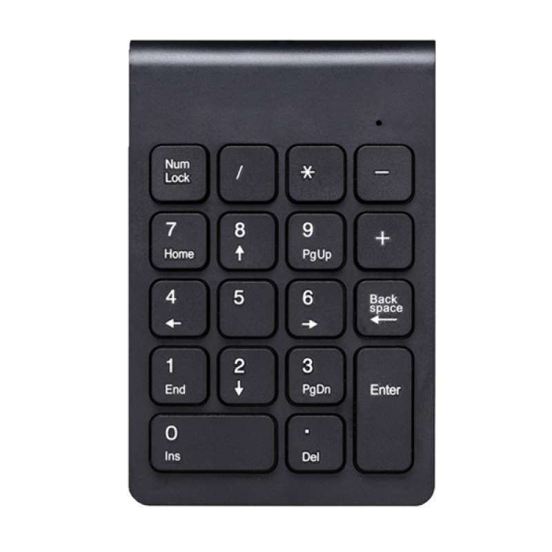 Gugou Wireless Silent Numeric Keypad 18 Keys & 2.4G Number Pad with Mini USB Receiver for Laptop Notebook Desktop PC and More 