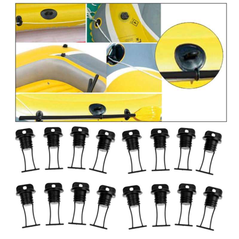 16x Universal Kayak Canoe Drain Holes Plugs Scupper Plug Stopper Accessories 